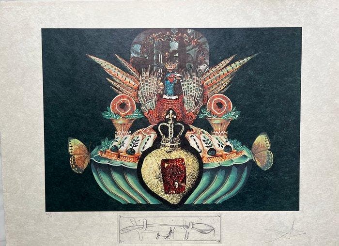 Salvador Dali (1904-1989) - Les chairs monarchiques - Les, Antiek en Kunst, Antiek | Overige Antiek