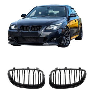 Grillen set | Nieren | geschikt voor BMW 5-series | E60 2003, Verzenden, Nieuw, BMW