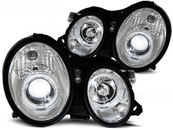 Koplampen passend voor Mercedes W208 Chroom 97-02, Ophalen of Verzenden, Nieuw
