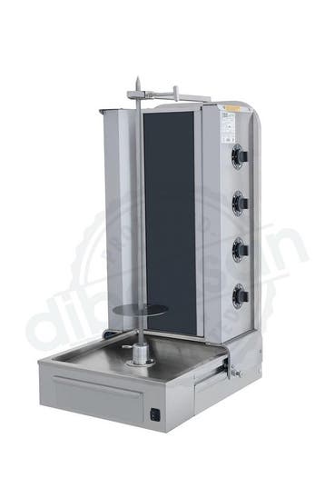 Dibeksan Doner Gyros Grill Elektrisch 4 Branders Nieuw !, Ophalen of Verzenden, Nieuw in verpakking, Fornuis, Frituur en Grillen