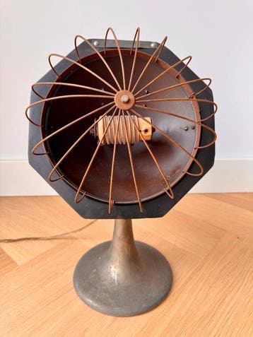 HECLA - Lamp - No. 2652 - Metaal, Koper, Keramiek