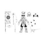 Usagi Yojimbo Samurai Black & White Action Figure 17 cm, Ophalen of Verzenden, Nieuw