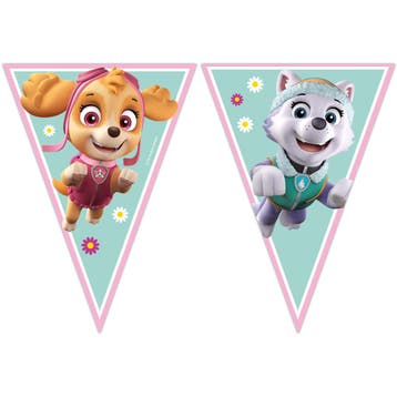 Vlaggenlijn Paw Patrol Skye en Everest (2,3m), Hobby en Vrije tijd, Feestartikelen, Ophalen of Verzenden, Nieuw