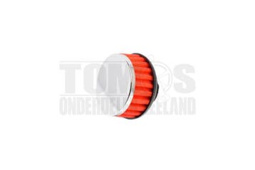 Powerfilter luchtfilter 28mm / 35mm rood / chroom Dellort..., Ophalen of Verzenden, Nieuw, DMP