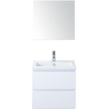 Vogue Badmeubelset 60 cm - Greeplijst in Kleur - Wit, Ophalen of Verzenden, Nieuw
