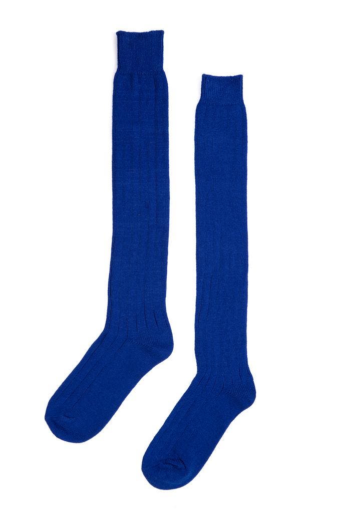 Sokken Donkerblauw Gebreid 39 40 41 42 43 44 45 46 Dames Her, Kleding | Heren, Carnavalskleding en Feestkleding, Nieuw, Carnaval