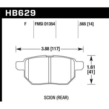 Hawk 08-11 Scion xB / 09-10 Toyota Corolla / 09-10 Matrix /, Ophalen of Verzenden, Nieuw