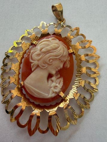 Cameo - 18 karaat Geel goud