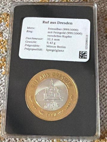 Duitsland. ND Ruf aus Dresden 9,42g , (.999) (Zonder
