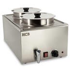 HCB Bain marie - hotpot - 2 x 6 liter - 230V - RVS, Verzenden, Nieuw in verpakking
