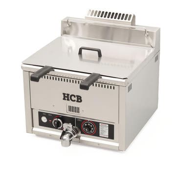 HCB Friteuse - 30 liter - aardgas - RVS, Verzenden, Nieuw in verpakking