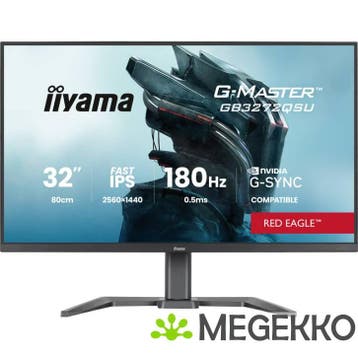 Iiyama G-Master GB3272QSU-B1 32  Quad HD IPS 180Hz Gaming, Verzenden, Nieuw, Iiyama