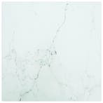 vidaXL Tafelblad 30x30 cm 6 mm gehard glas met marmeren, Verzenden, Nieuw