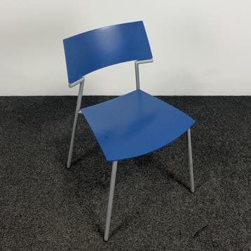 Van Der Sluis Quasi Stoel | Blauw, Ophalen of Verzenden, Gebruikt, Blauw