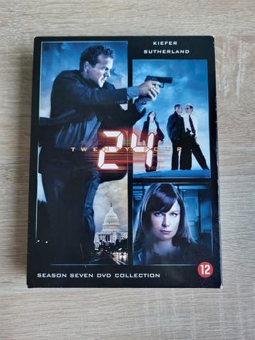 DVD - 24 - Twenty Four - Seizoen 7, Cd's en Dvd's, Vanaf 12 jaar, Verzenden, Gebruikt, Actie en Avontuur