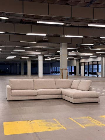 Linteloo Mauro Hoekbank | Clay | NIEUWSTAAT + Garantie, Huis en Inrichting, 300 cm of meer, Ophalen of Verzenden, Zo goed als nieuw