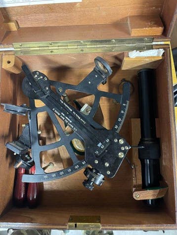 Sextant - Metaal, Hout - David White Company - Model Mark II