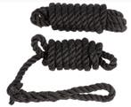 Fenderlijn 10mm Zwart 3 strengen 1,5m set van 2, Watersport en Boten, Ophalen of Verzenden, Nieuw, Lijn of Blok