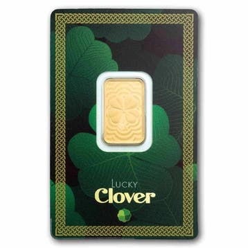 5 Gram goudbaar - Pamp Suisse - Lucky Clover, Verzenden, Goud