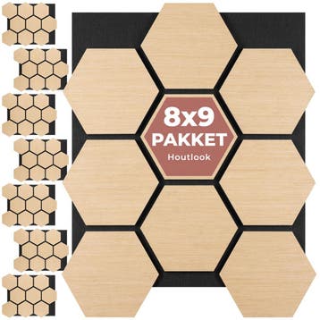 Akoestische panelen Sonic Shield houtlook - eiken, Verzenden, Nieuw