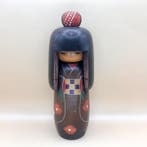 Vintage Kokeshi, toegeschreven aan Kunio Miyagawa, met