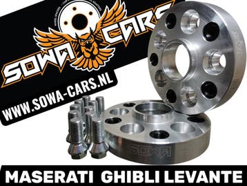 Spoorverbreders Spacers Maserati Ghibli Levante 5x114,3 67,1, Verzenden