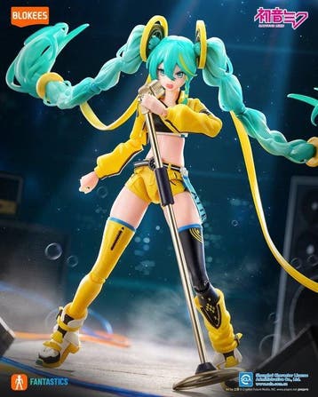 Blokees Miku Vivid Echoes modelbouw nieuw in doos, Verzenden, Nieuw, 1:35 tot 1:50, Figuur of Figuren