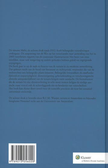 De notariswet 9789013056020 J.C.H. Melis, Boeken, Verzenden, Gelezen, J.C.H. Melis