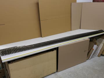THIEL Nikkel-Rails Pakket Nr 14 Totaal 15,25 Meter (Recht), Ophalen of Verzenden, Gebruikt, Rails, Analoog