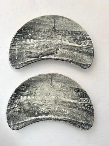 Piero Fornasetti - Schotel (2) - Keramiek