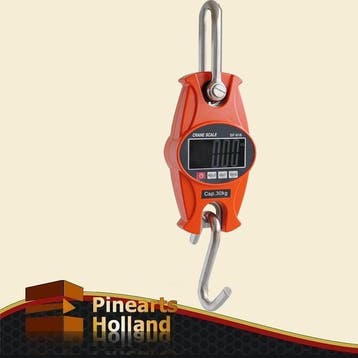 Hang Weegschaal, Aluminium Weeghaak 30kg x 50g, Witgoed en Apparatuur, Weegschalen, 1 tot 500 gram, Nieuw, Ophalen of Verzenden