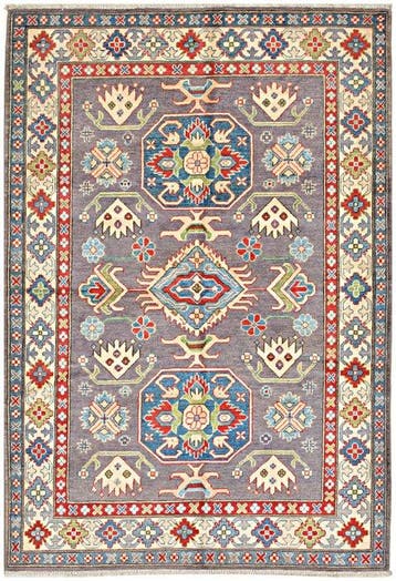 Afghan, Kazak, Prachtig handgeknoopt traditioneel, Nieuw