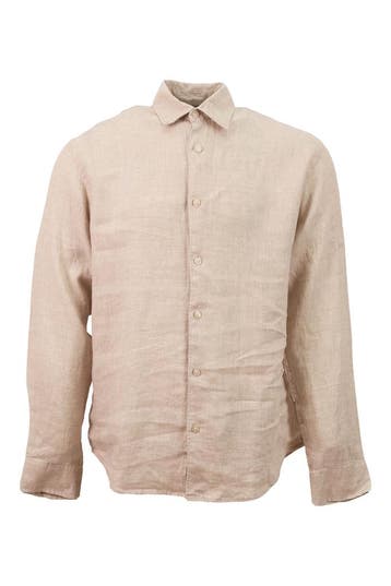 Jack &amp; Jones Overhemd in maat M Beige, Kleding | Heren, Truien en Vesten, Verzenden, Gedragen, Overige kleuren, Jack &amp; Jones