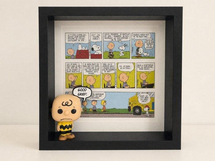 Studio Delu. (1976) - Charlie Brown - 3D Comic Art Scene, Antiek en Kunst, Kunst | Designobjecten