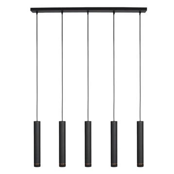 2dekans | Mexlite Hanglamp DownLume – 5-Lichts – Zwart, Ophalen of Verzenden, Zo goed als nieuw