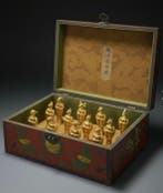 Boeddhistische objecten - Brons, Hout - 1970-1980 -