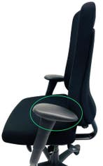 BMA Axia Pro armlegger armpad opdek, Ophalen of Verzenden, Nieuw, Zwart, Bureaustoel