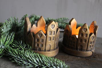 Brynxz waxinelichthouder Circle of house 9 cm, Ophalen of Verzenden, Nieuw