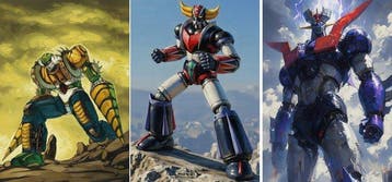 Boriani - 3 x Goldorake, Mazinga and Jeeg - Oil Series -
