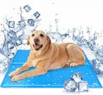 Koelmat Hond & Kat - 70x110 cm - XL - Blauw - Nobleza, Dieren en Toebehoren, Verzenden, Zo goed als nieuw