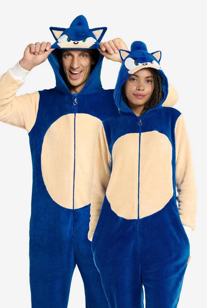 Onesie Sonic the Hedgehog™ Volwassenen, Kleding | Dames, Carnavalskleding en Feestkleding, Nieuw, Ophalen of Verzenden