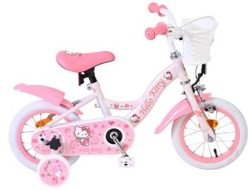 Hello Kitty Kinderfiets - Meisjes - 12 inch - Roze, Verzenden, Nieuw, 14 inch of minder