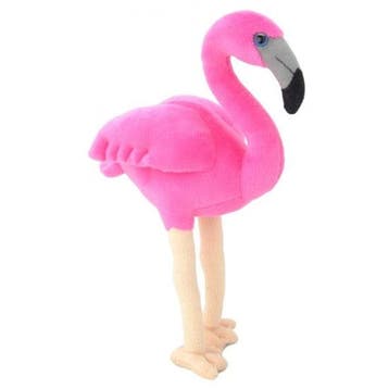Nature Planet flamingo knuffel - pluche - 31 cm - tropische, Verzenden, Nieuw