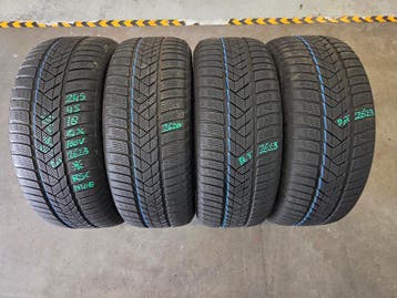 245/45/18 100V*RSC MOE PIRELLI WINTERBANDEN 7MM PROFIEL 4X, Ophalen, 18 inch, Winterbanden, Band(en)