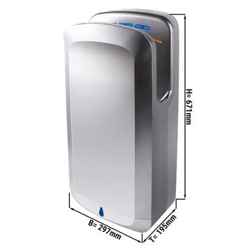 GGM Gastro | (2 stuks) Handdroger met HEPA-filter & |, Verzenden