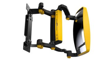 GenieGrips® vooruitkijkspiegel voor vorkheftrucks - Geel -, Verzenden