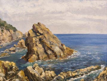 Europese school (XX) - Calma en Mallorca - NO RESERVE, Antiek en Kunst, Kunst | Schilderijen | Klassiek