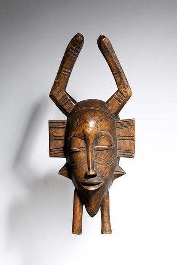 Masker paspoort Kpeliye - Senufo - Ivoorkust