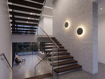 (40x) 8.5W LED Wandlamp rond design 3in1 Kleur..., Nieuw