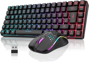 Draadloos Gaming Keyboard & Muis | Tweedekansje | OP=OP, Ergonomisch, Nieuw, Ophalen of Verzenden, Overige indelingen